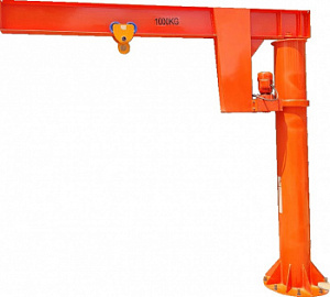 Кран консольный поворотный электрический TOR JIB г/п 5000 кг, высота 3 м, стрела 3 м