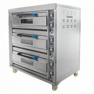 Печь хлебопекарная электрическая ярусная HEO-750/3 Foodatlas