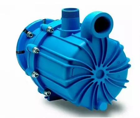 Центробежный самовсасывающий насос SP-22V (PVDF) без двигателя